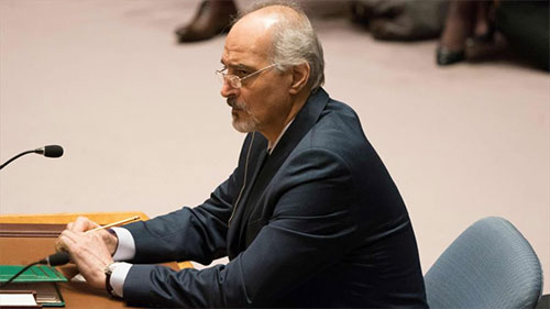 el representante de Siria ante la ONU, Bashar Jaafari Siria denuncia declaraciones provocativas de Washington
